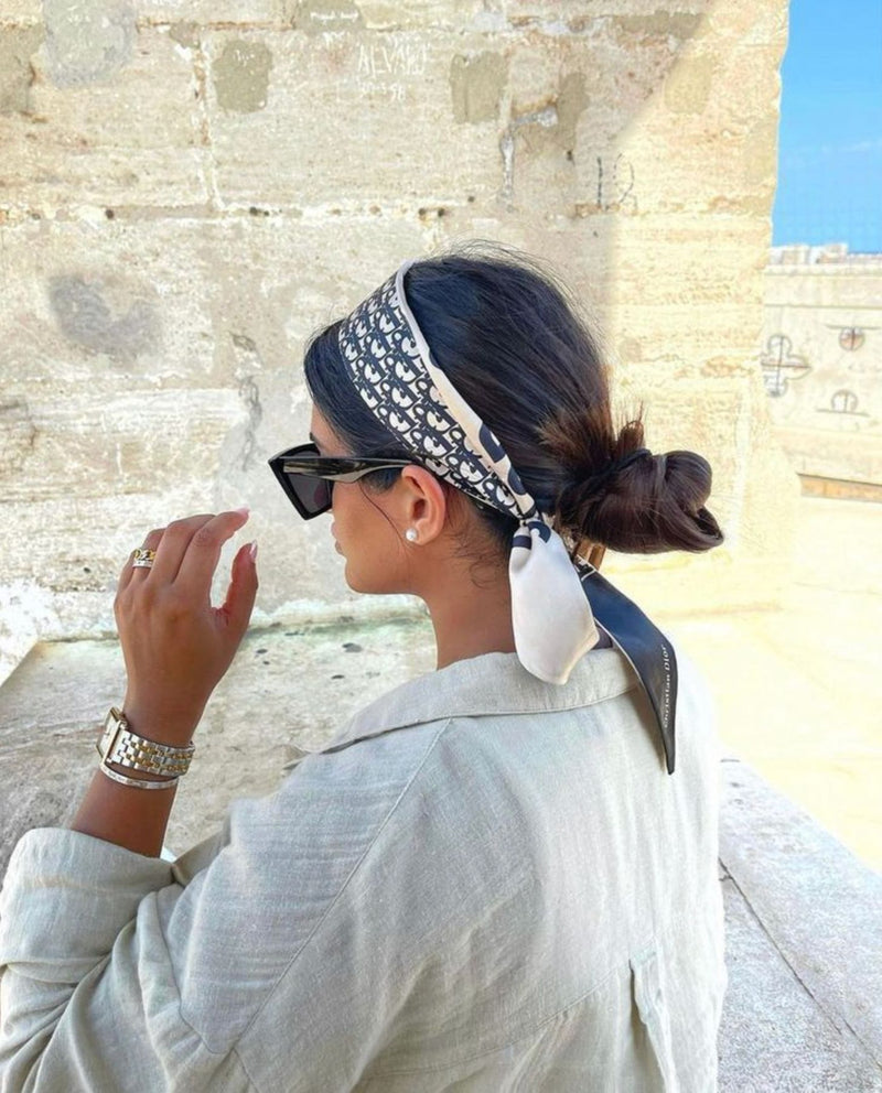 Twilly Scarf Teal-Accessories-Uniquities