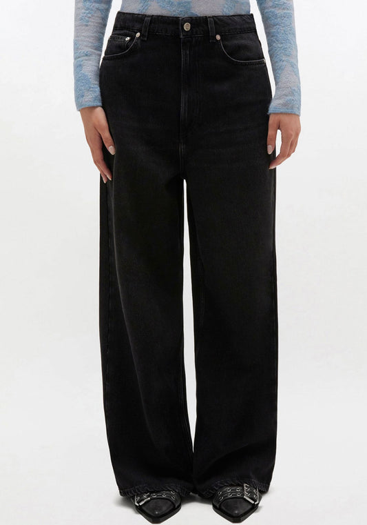 Soft Rigid Baggy Jeans-Denim-Uniquities