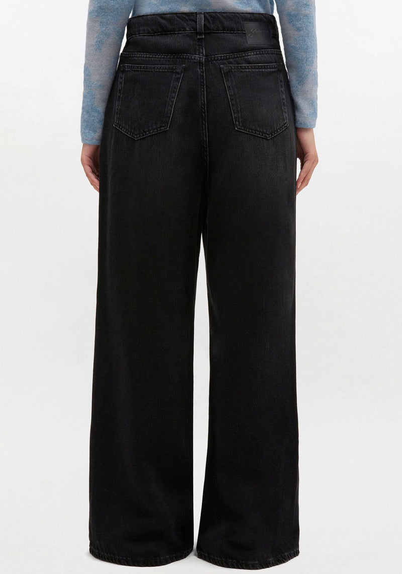 Soft Rigid Baggy Jeans-Denim-Uniquities