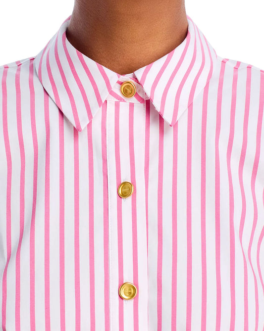 Cosette Crop Hi Low Shirt-Tops/Blouses-Uniquities