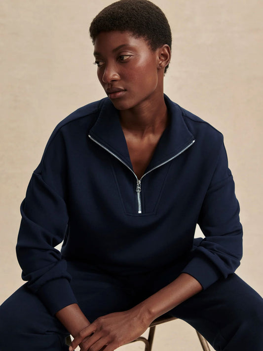 Hawley Half Zip Sweat-Sweaters-Uniquities