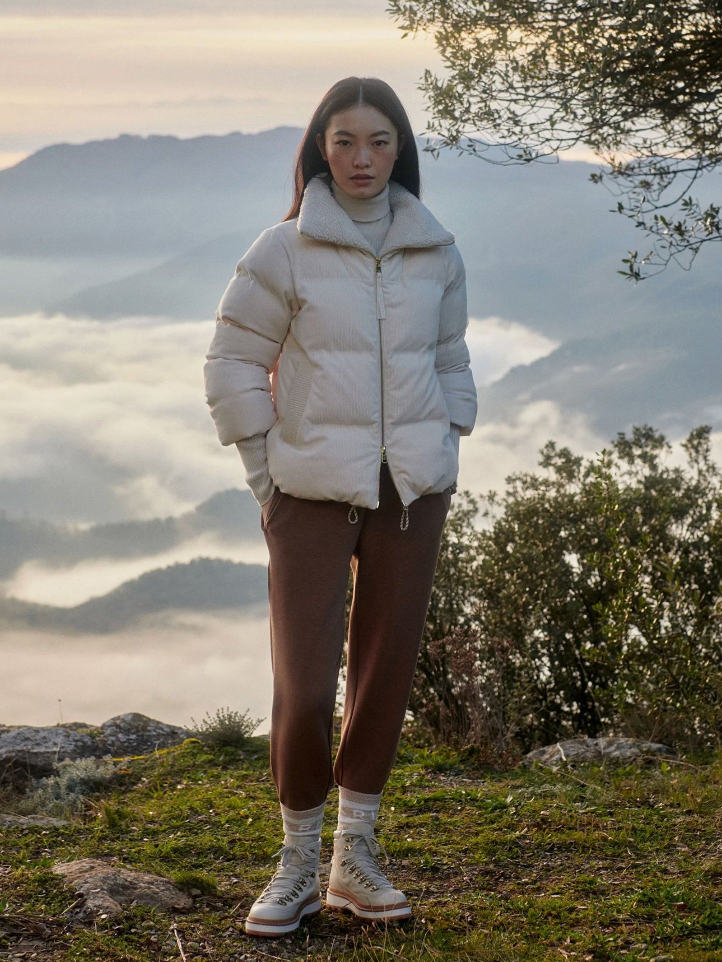 Brackley Cord Puffer Jacket-Jackets-Uniquities