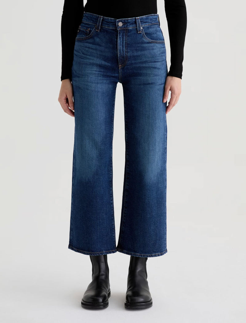 Saige Wide Leg Crop Jeans in Veiled-Denim-Uniquities
