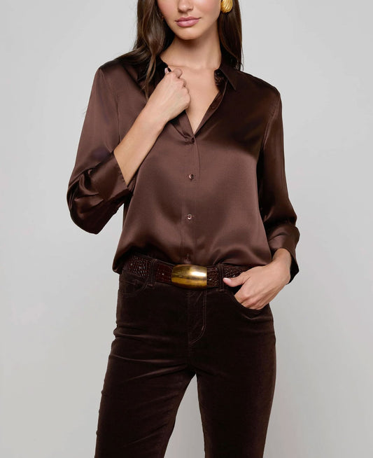 Dani 3/4 Sleeve Blouse-Tops/Blouses-Uniquities