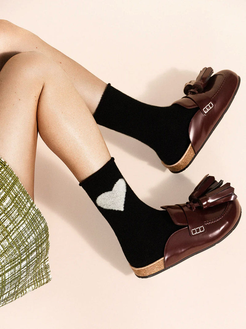 Love Cashmere Crew Sock-Accessories-Uniquities