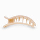 Small Flat Hair Clip Almond Beige-Accessories-Uniquities