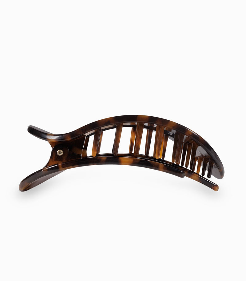 Small Flat Hair Clip Tortoise-Accessories-Uniquities
