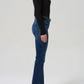 Lilah Flare Jeans With Welt Pocket-Denim-Uniquities