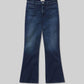 Lilah Flare Jeans With Welt Pocket-Denim-Uniquities