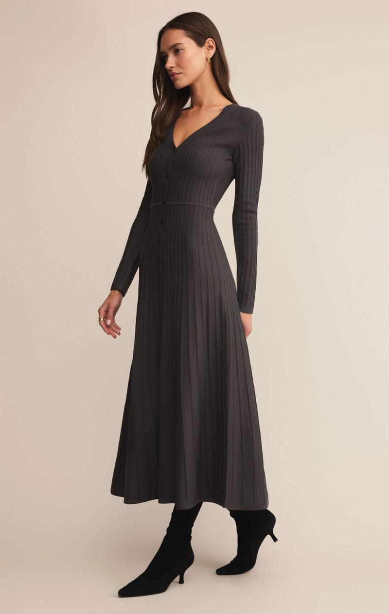 Jasper Midi Sweater Dress-Dresses-Uniquities