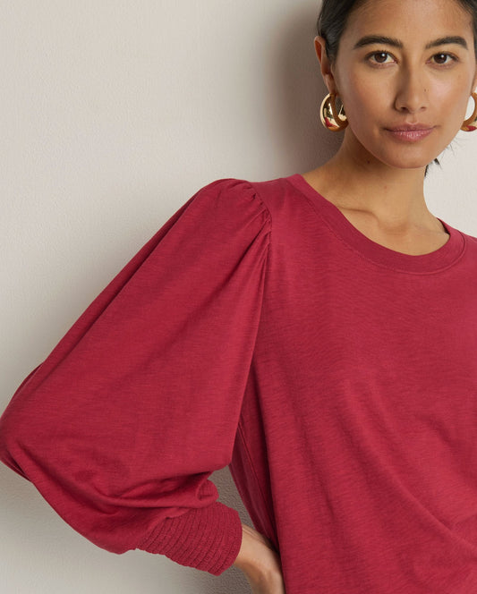 Loren Peasant Tee-Tops/Blouses-Uniquities