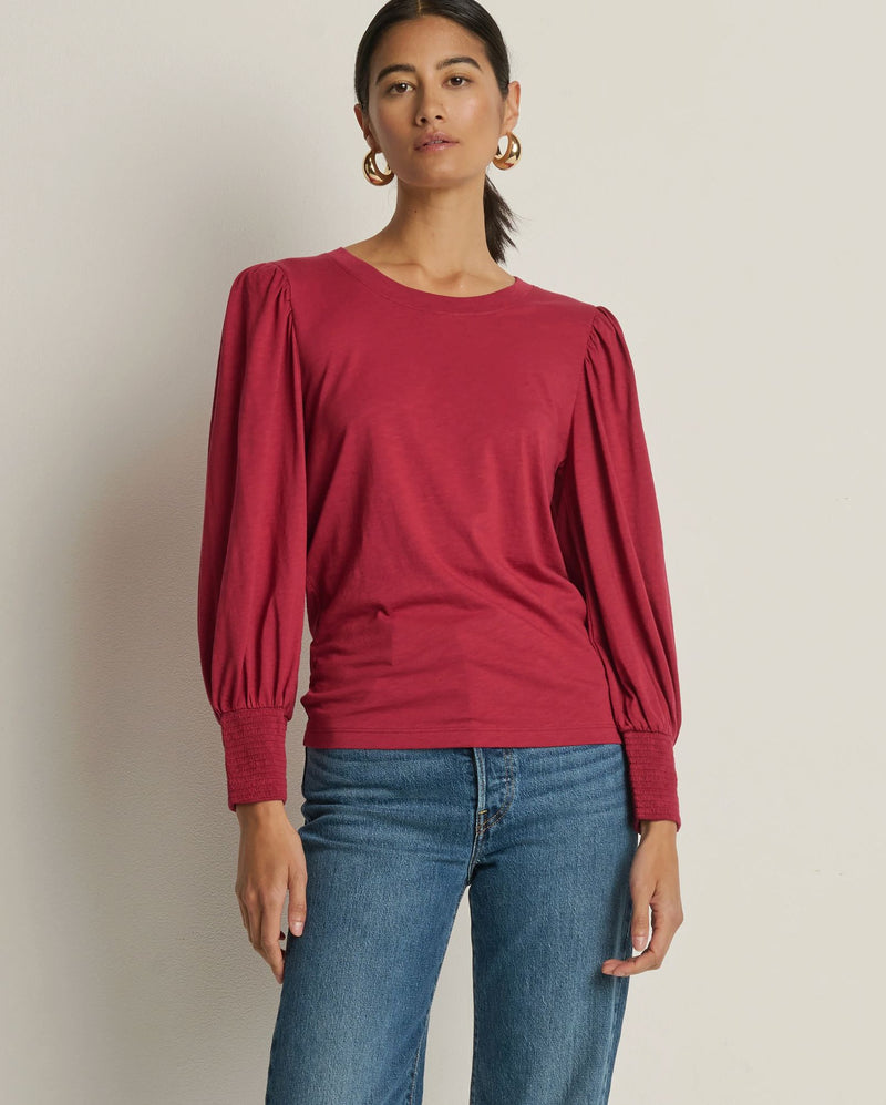 Loren Peasant Tee-Tops/Blouses-Uniquities