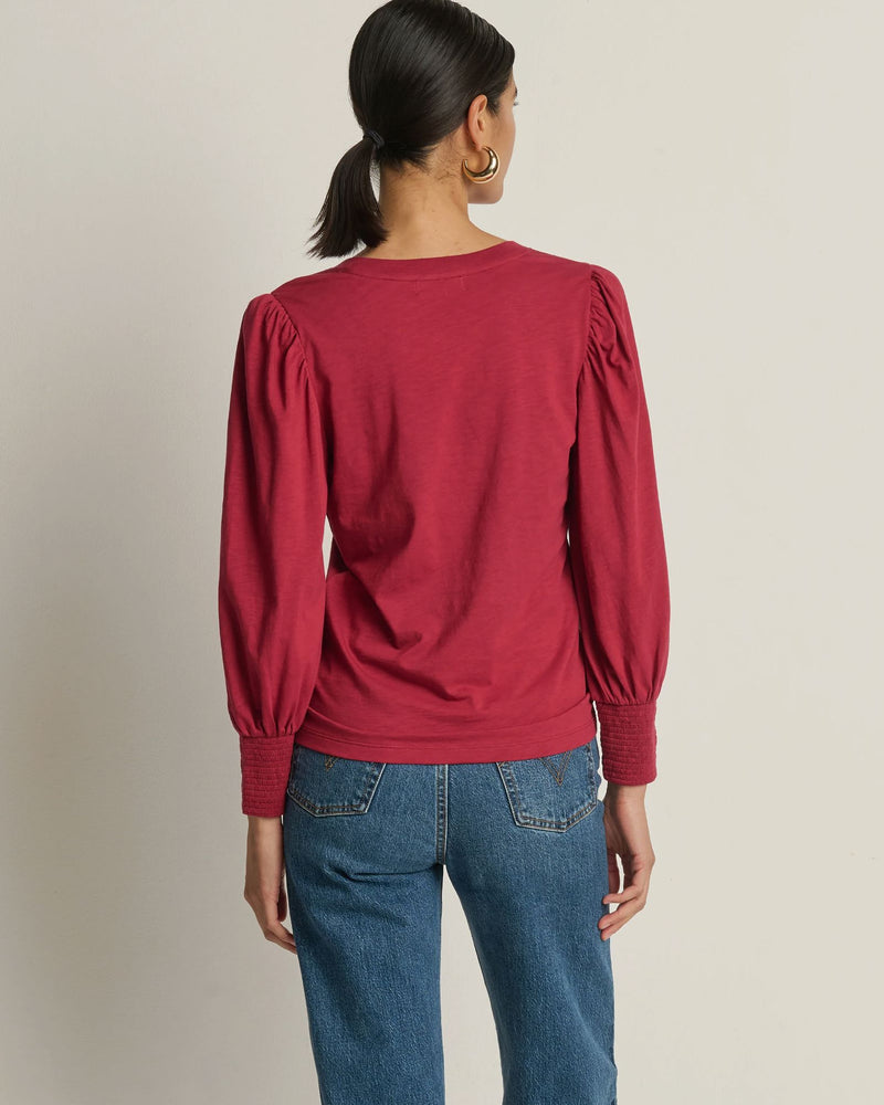 Loren Peasant Tee-Tops/Blouses-Uniquities