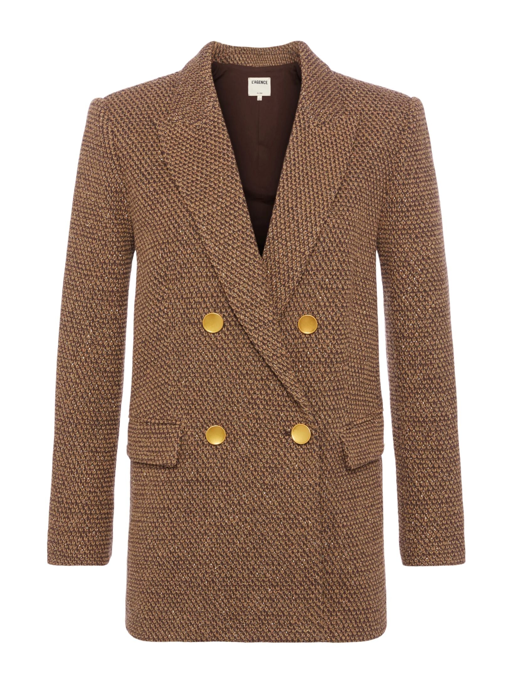 Riva Knit Double Breasted Blazer-Jackets-Uniquities