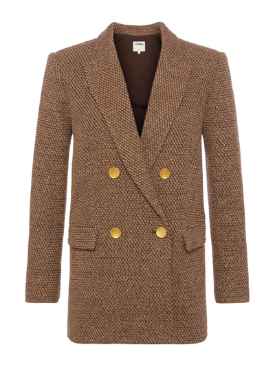 Riva Knit Double Breasted Blazer-Jackets-Uniquities