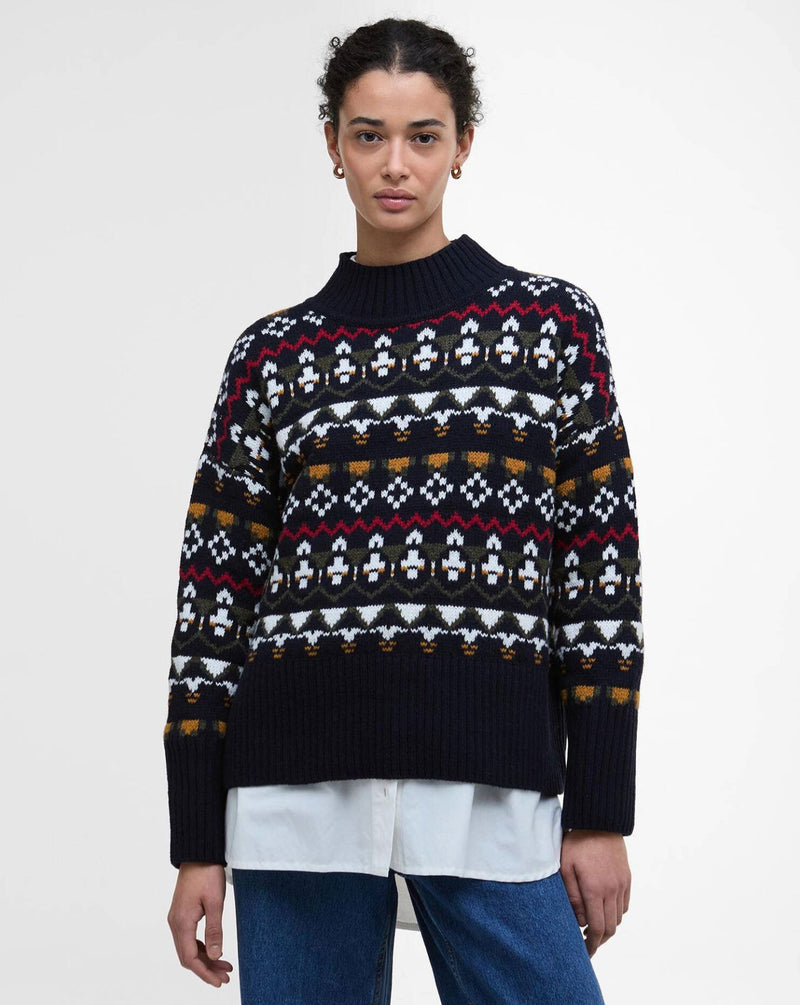 Larisa Fairisle Jumper-Sweaters-Uniquities