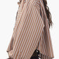 Marin Cropped Striped Shirt-Tops/Blouses-Uniquities