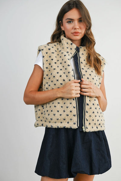 Addie Fleece Vest-Jackets-Uniquities