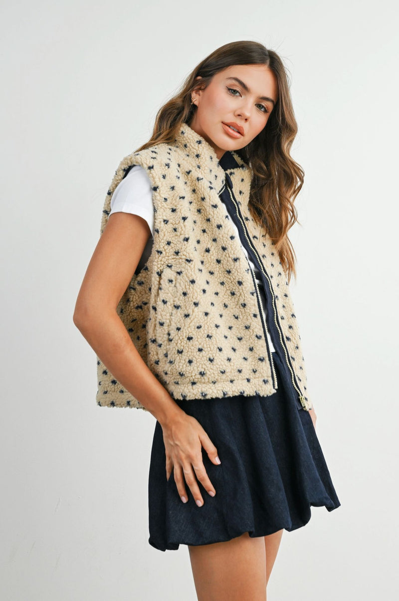 Addie Fleece Vest-Jackets-Uniquities