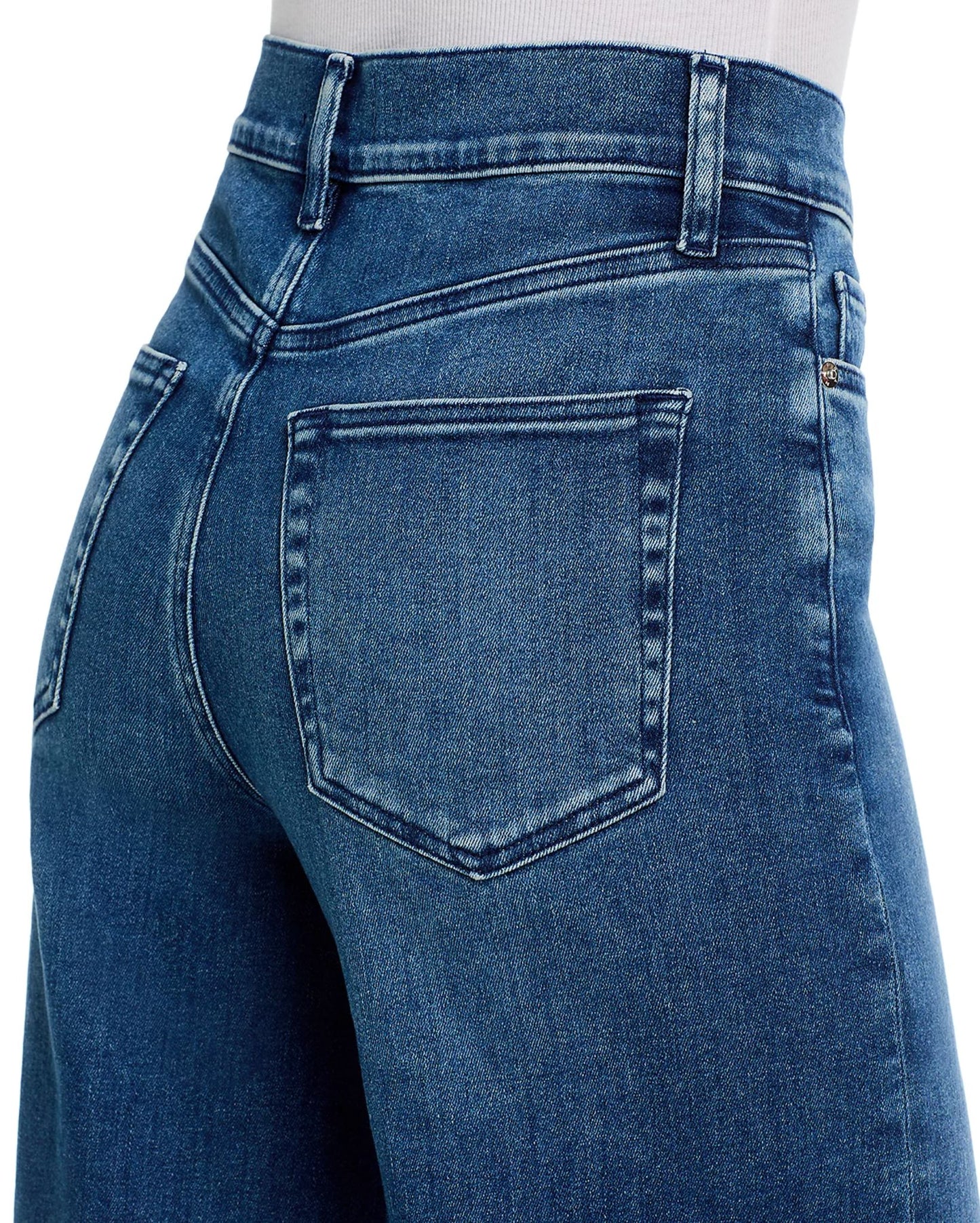 Le Slim Palazzo Jeans-Denim-Uniquities