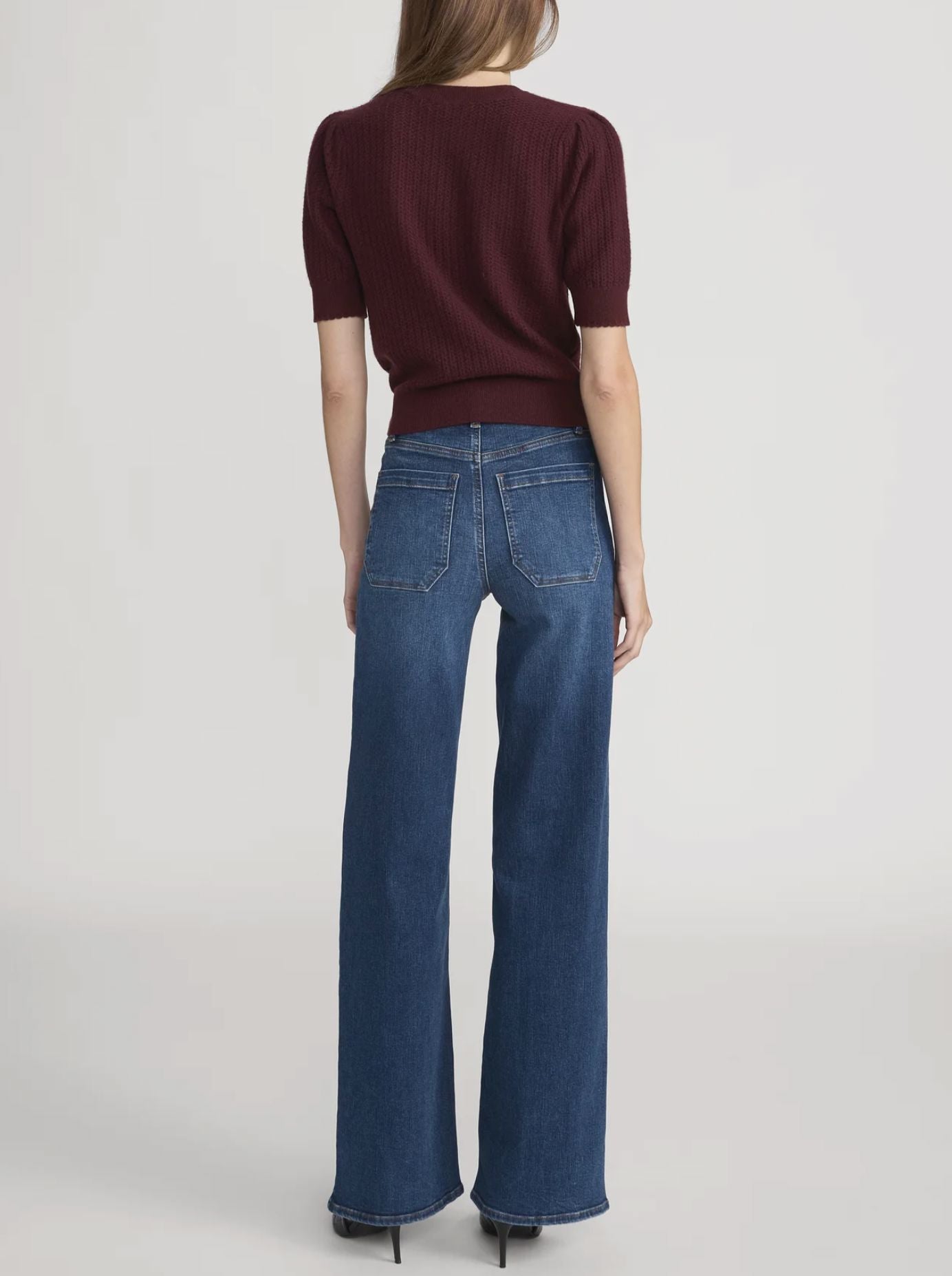 Le Slim Palazzo Modernist Pocket Jeans-Denim-Uniquities