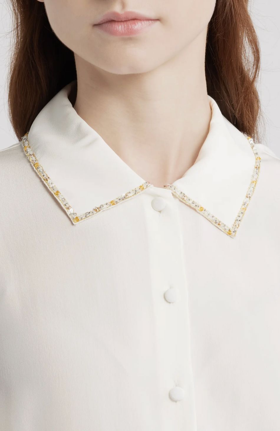 Beaded Staple Blouse-Tops/Blouses-Uniquities