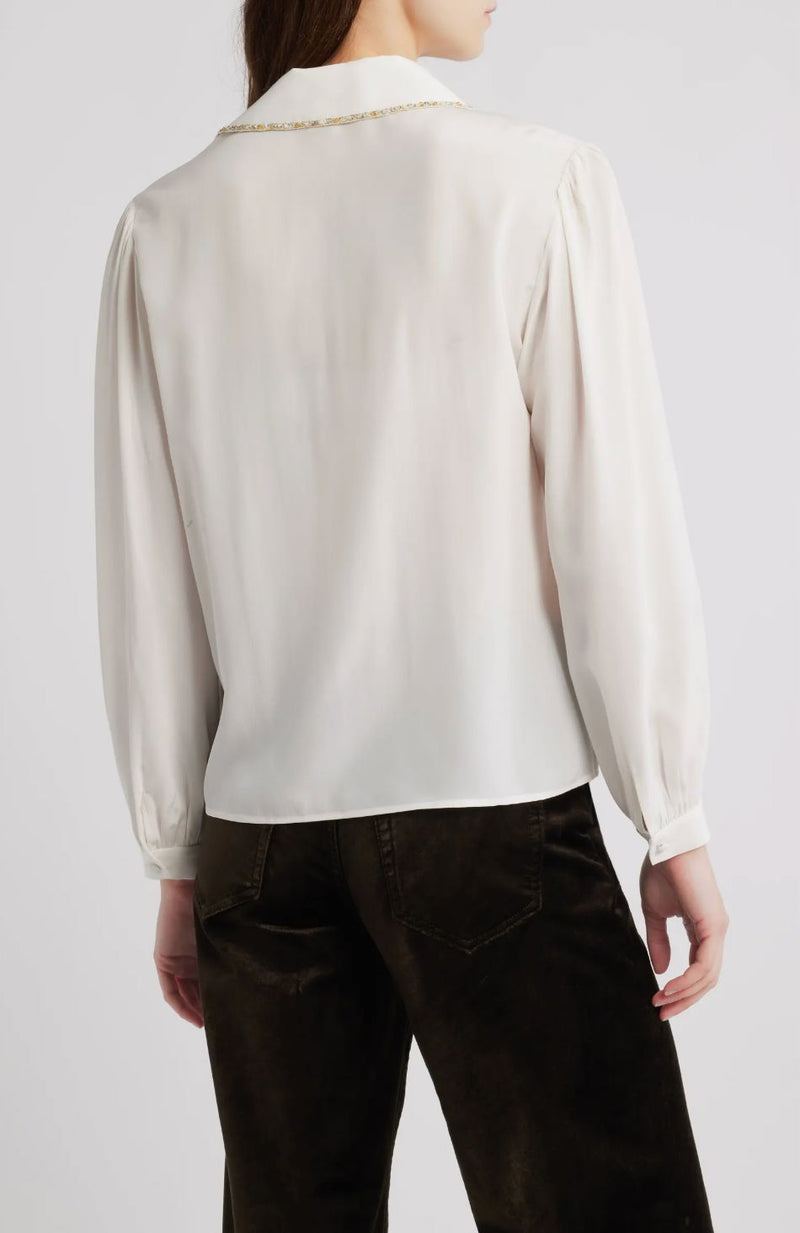 Beaded Staple Blouse-Tops/Blouses-Uniquities