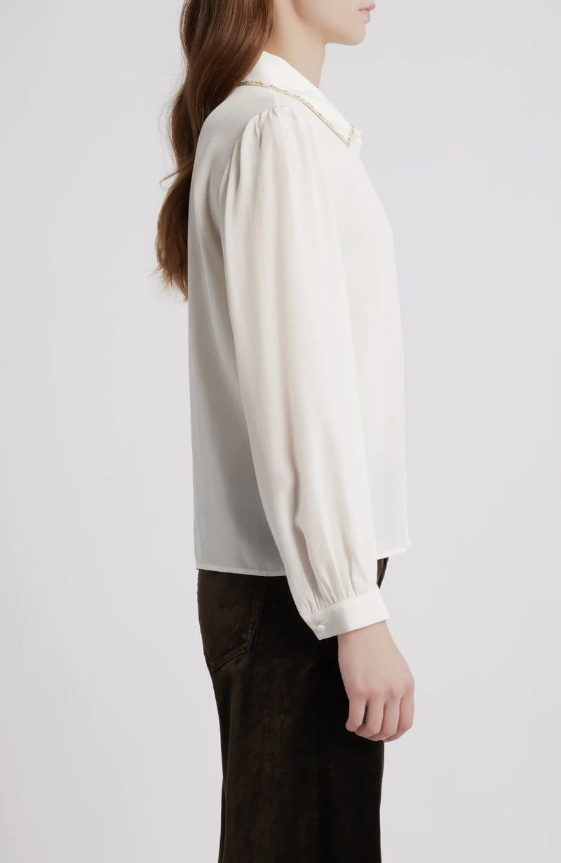 Beaded Staple Blouse-Tops/Blouses-Uniquities