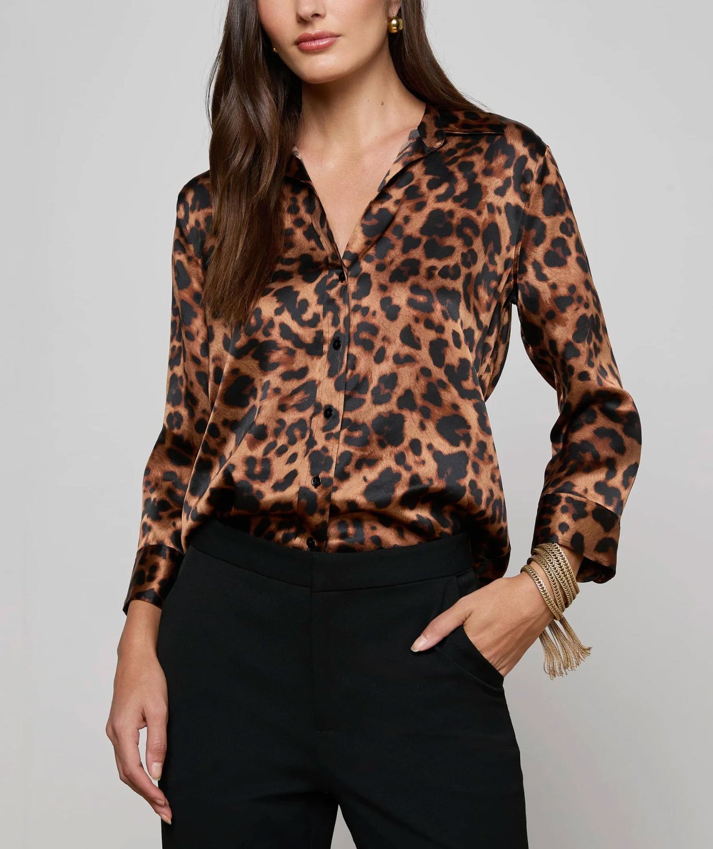Dani 3/4 Sleeve Blouse-Tops/Blouses-Uniquities