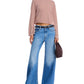 The Lemon Twist Sneak Jeans-Denim-Uniquities