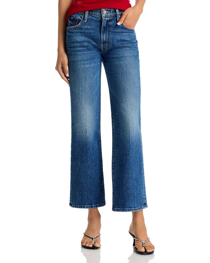 The Mid Rise Rambler Zip Ankle Jeans-Denim-Uniquities