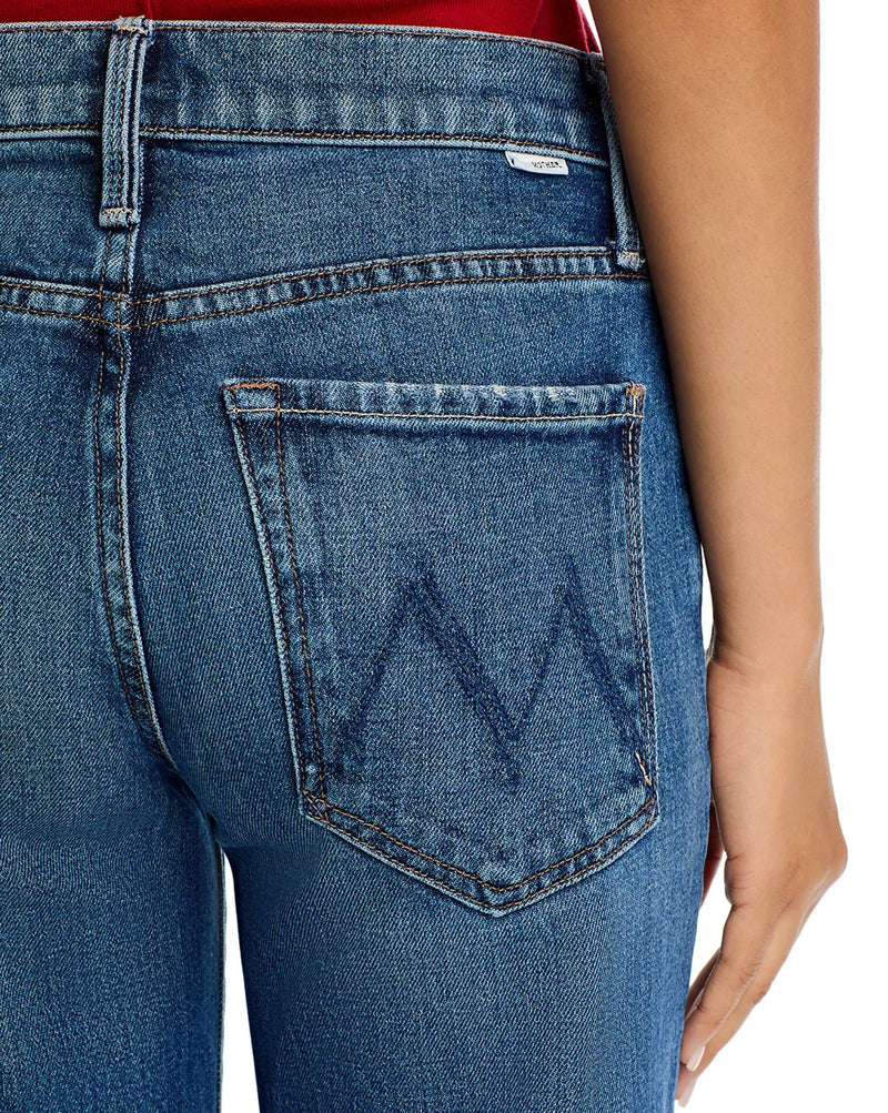 The Mid Rise Rambler Zip Ankle Jeans-Denim-Uniquities
