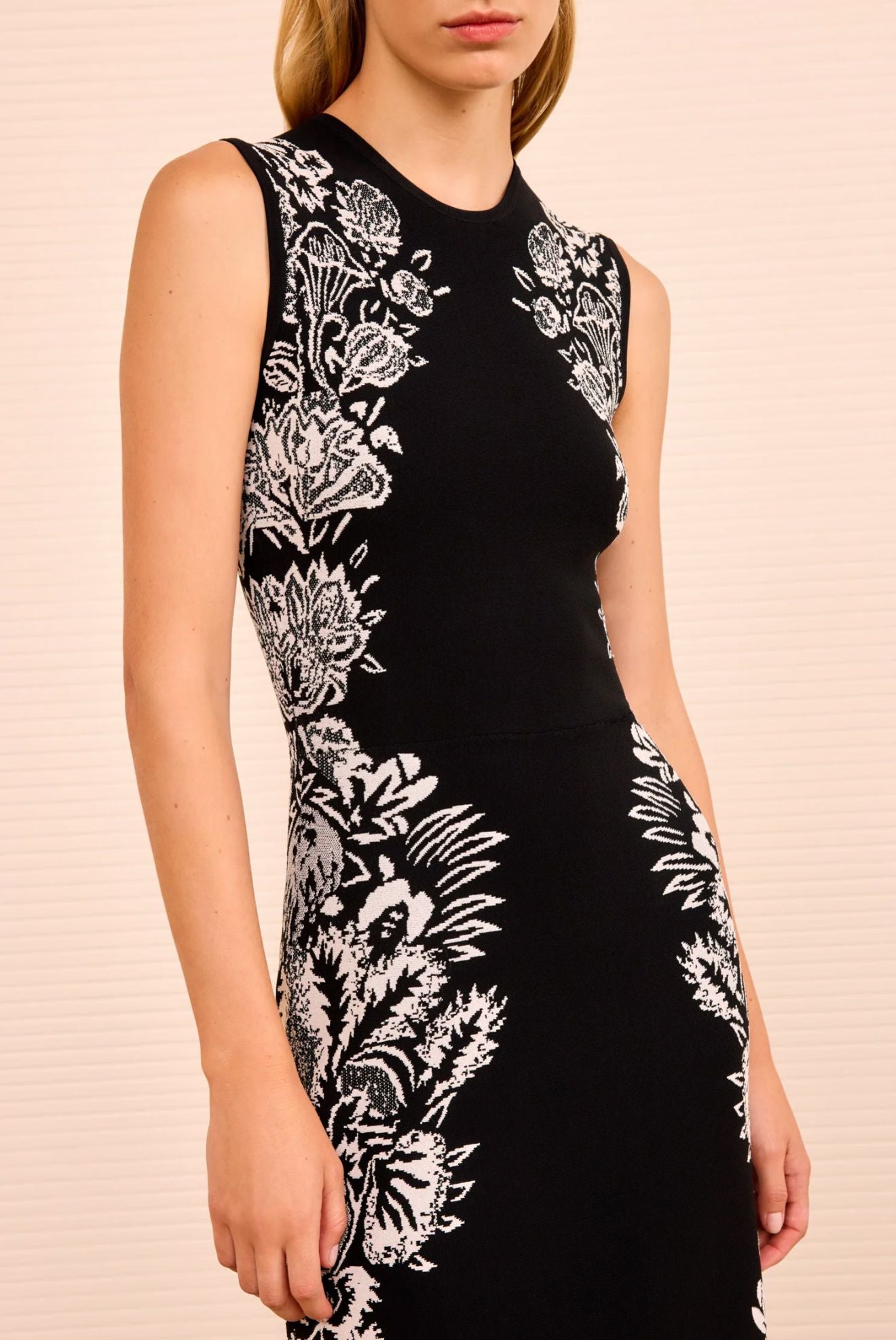 Liana Printed Knit Dress-Dresses-Uniquities