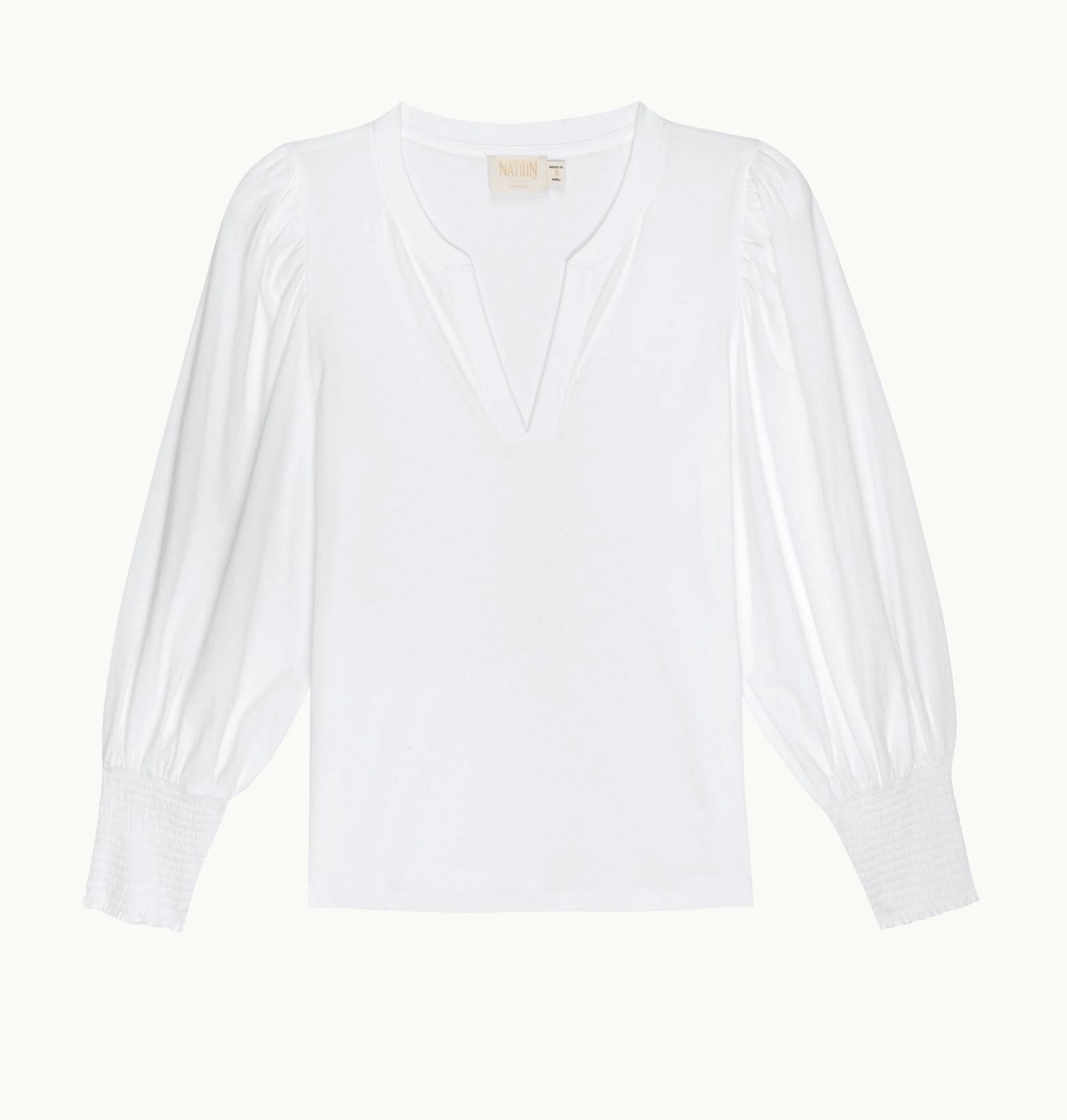 Flora Peasant Tee-Tops/Blouses-Uniquities