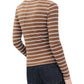 Luca Stripe Rib Long Sleeve Top-Tops/Blouses-Uniquities
