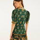 Ayla Green Mini Dress-Dresses-Uniquities