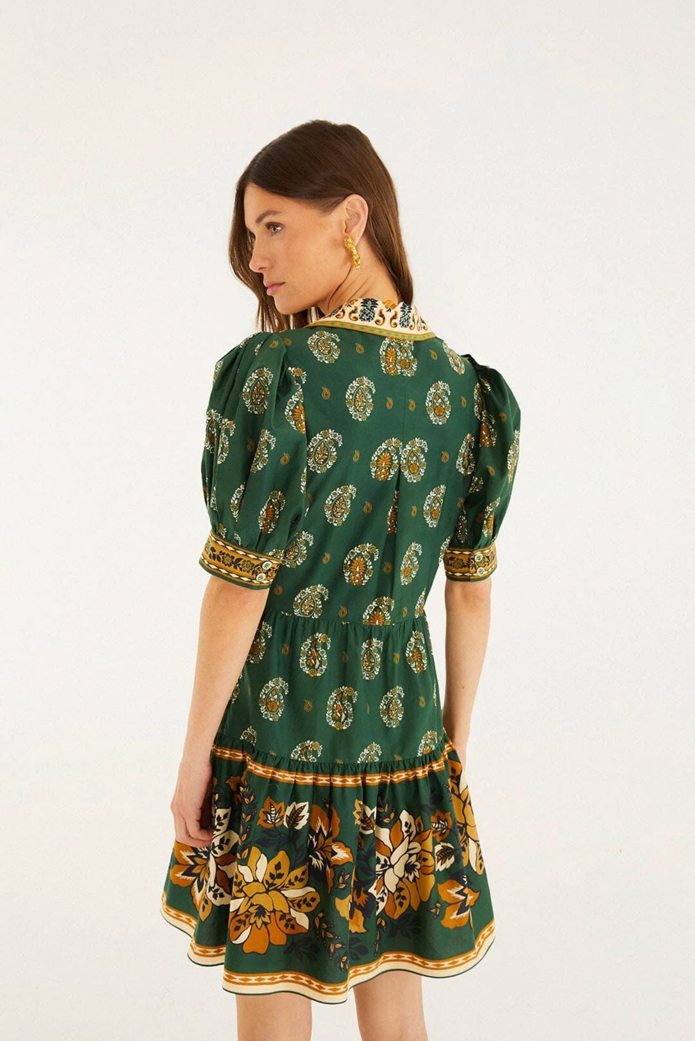 Ayla Green Mini Dress-Dresses-Uniquities