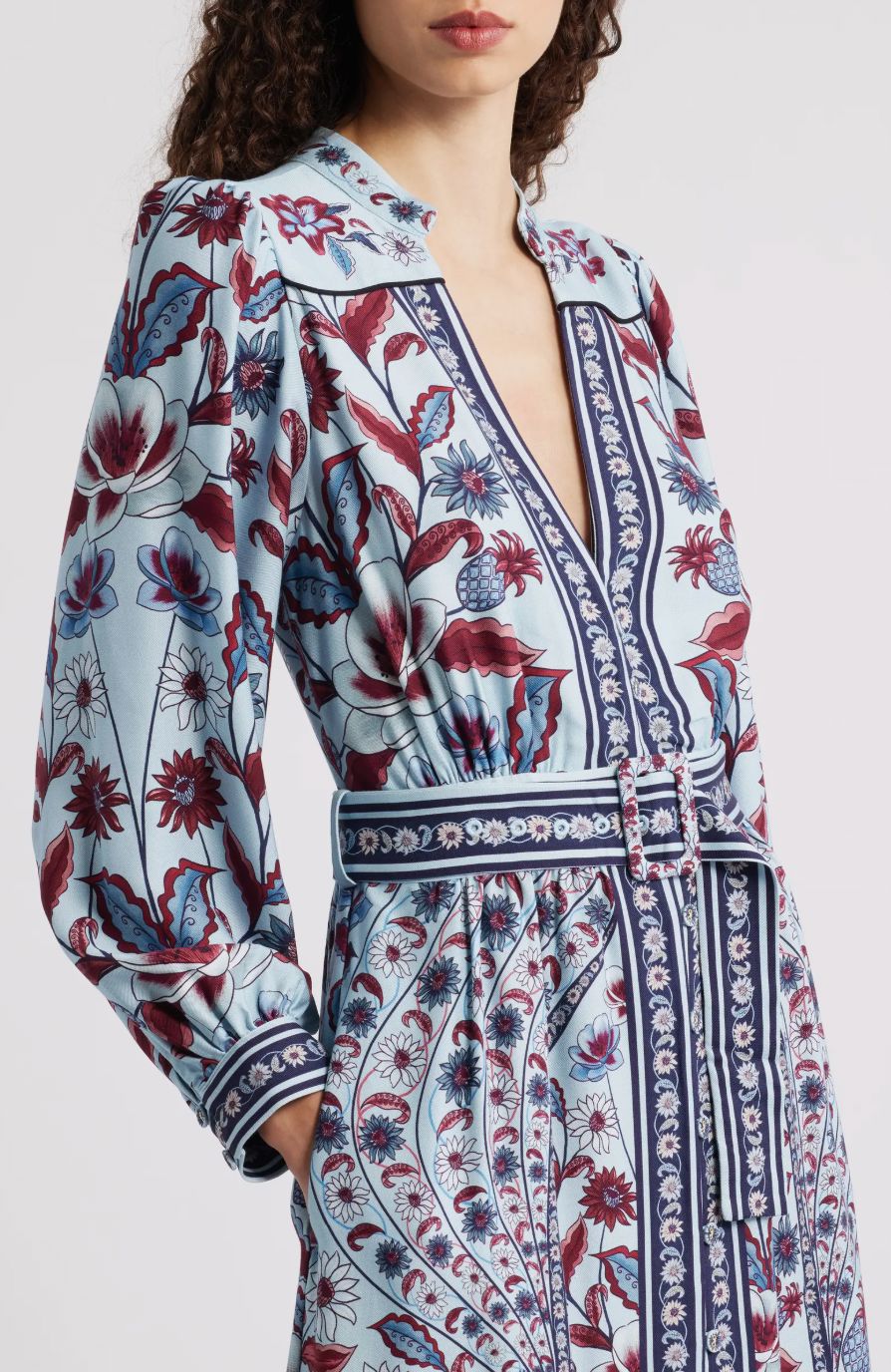 Marcelle Soft Blue Maxi Dress-Dresses-Uniquities