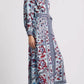 Marcelle Soft Blue Maxi Dress-Dresses-Uniquities
