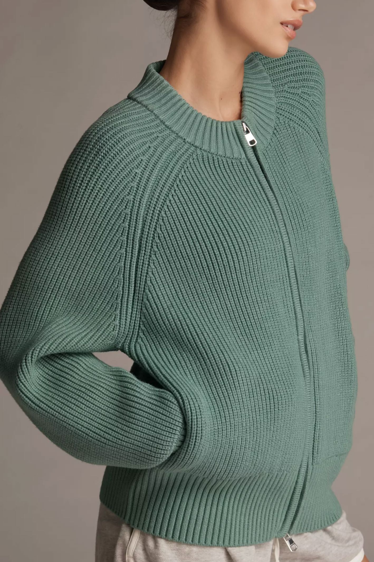 Milo Zip Through Knit Jacket-Jackets-Uniquities