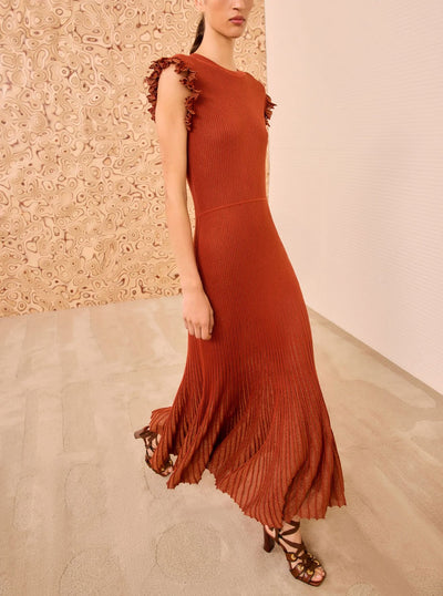 Noelle Short Sleeve Knit Dress-Dresses-Uniquities