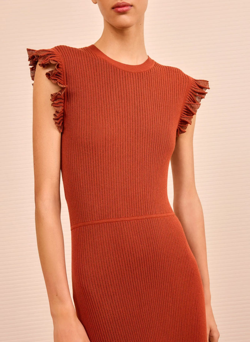 Noelle Short Sleeve Knit Dress-Dresses-Uniquities