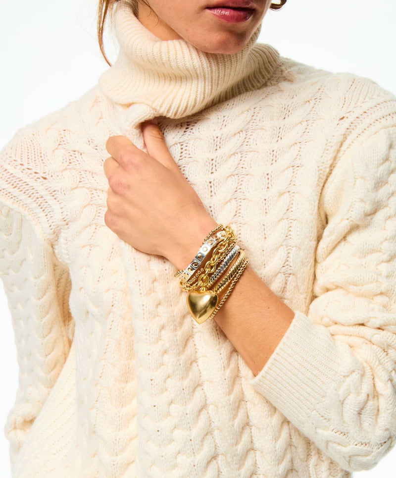 Puffy Heart Stack-Jewelry-Uniquities