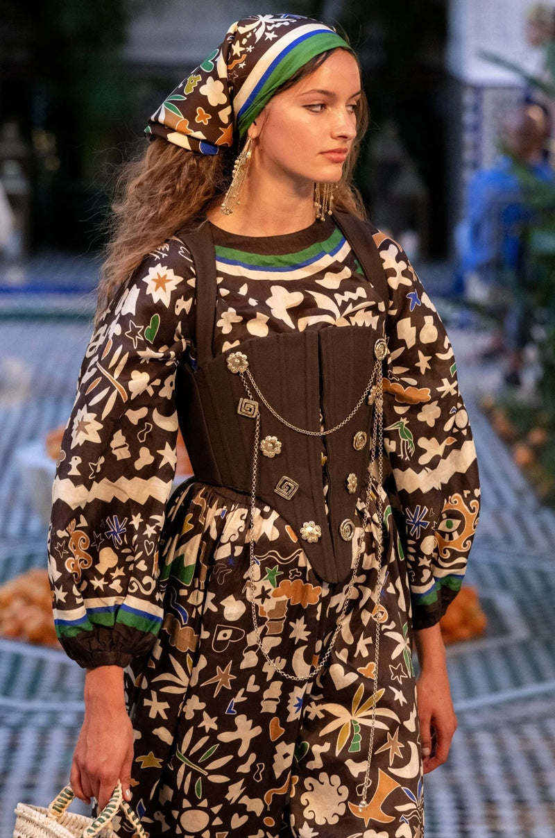 Maroc Silk Scarf-Accessories-Uniquities