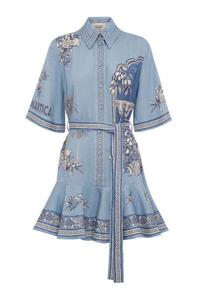 Villa Romantica Mini Dress-Dresses-Uniquities