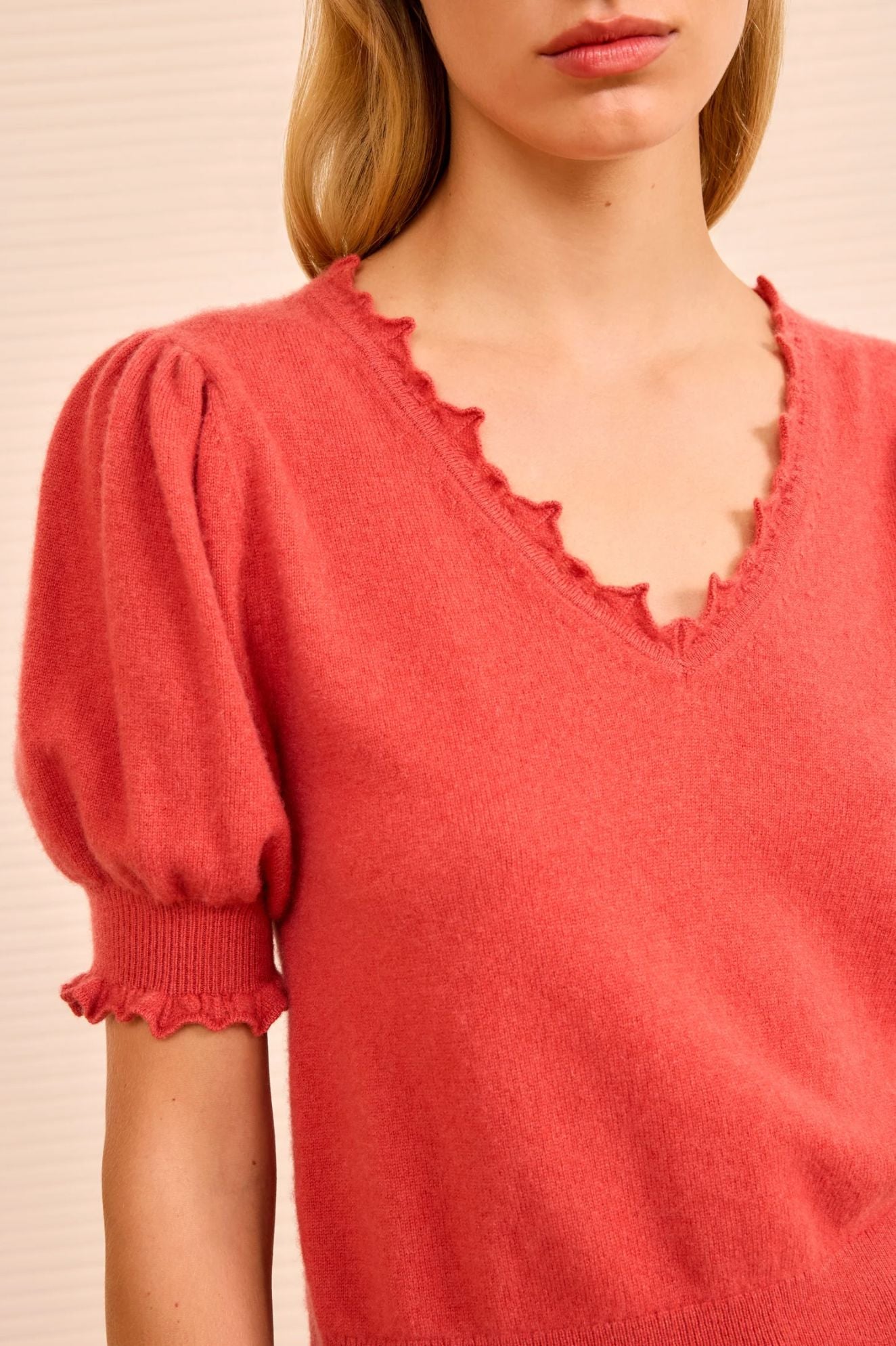 Polline Short Sleeve Top-Sweaters-Uniquities