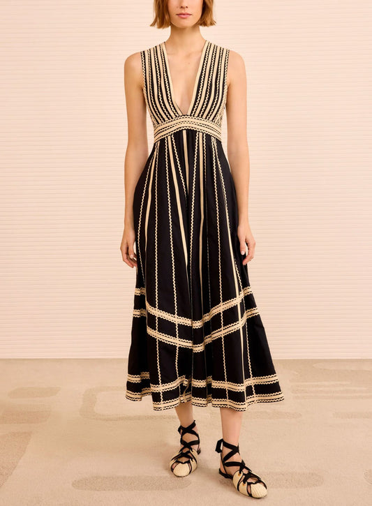 Palermo Midi Dress-Dresses-Uniquities