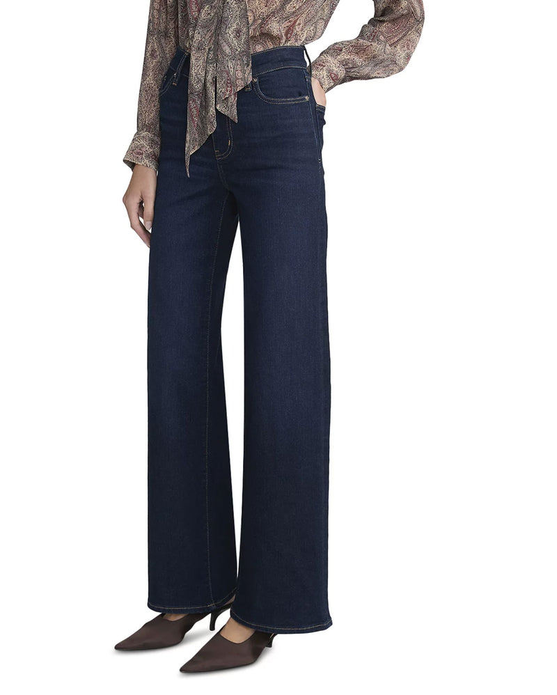 Le Slim Palazzo Jeans in Fairway-Denim-Uniquities