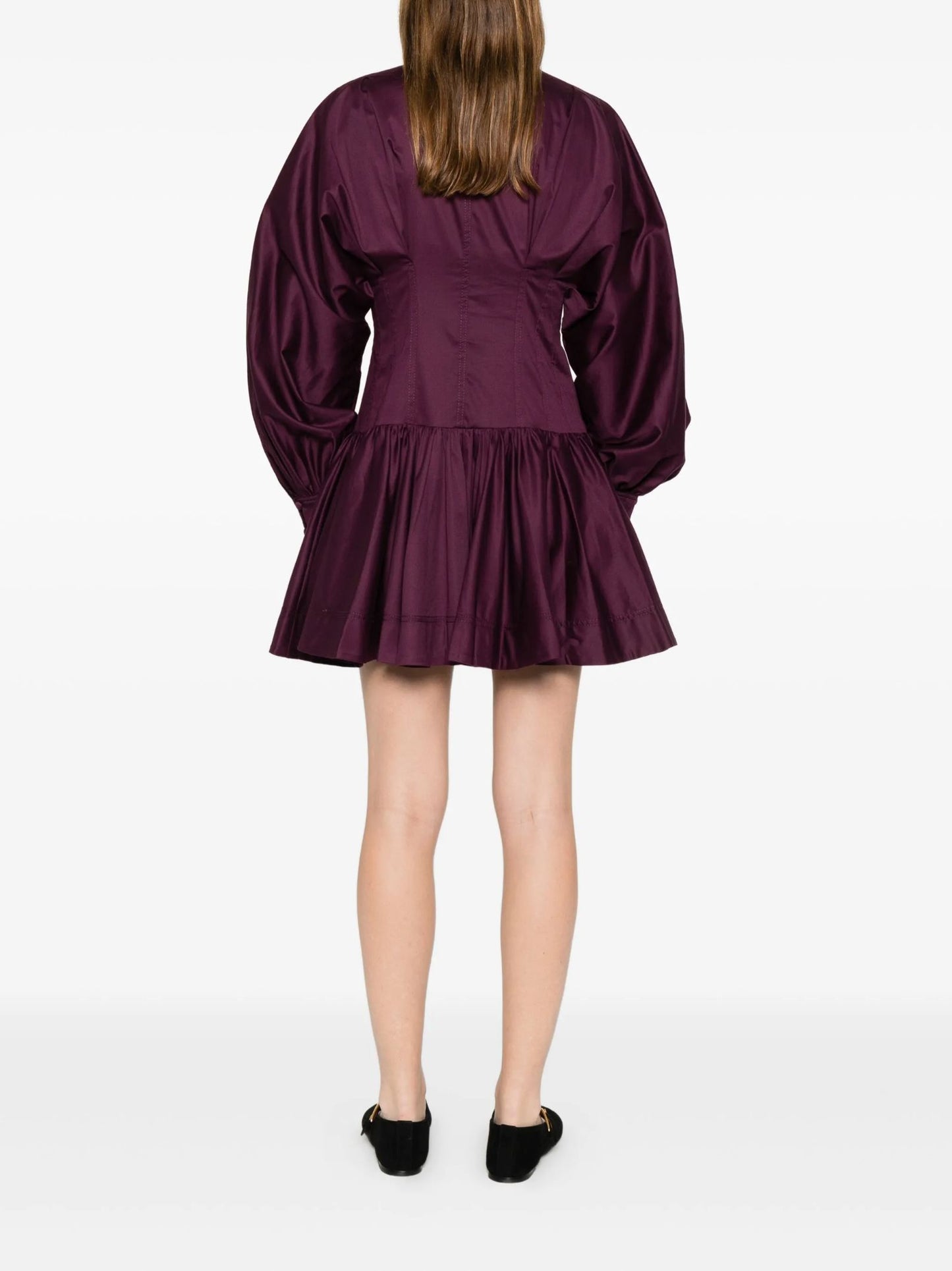 Alexa Long Sleeve Mini Dress-Dresses-Uniquities
