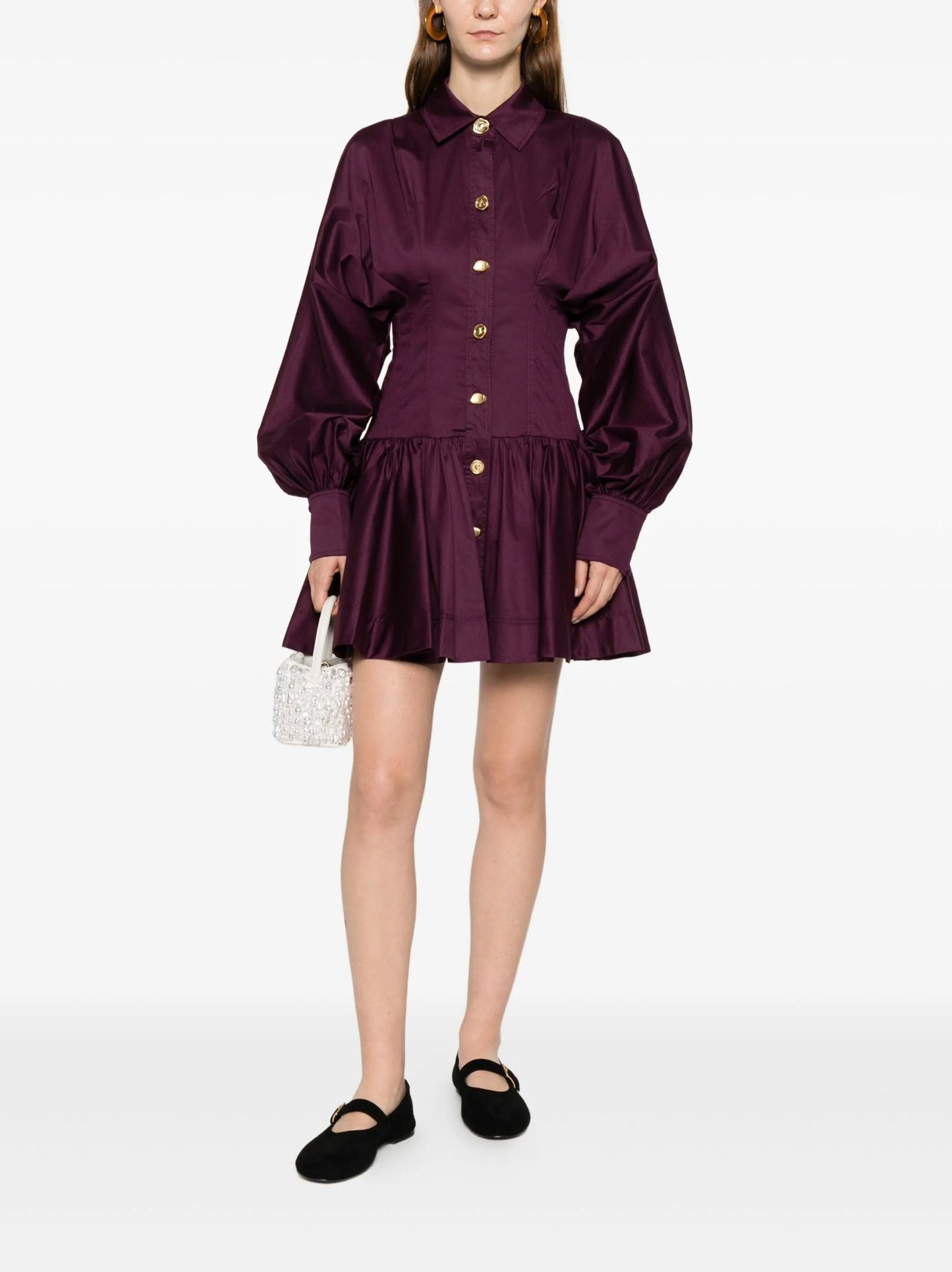 Alexa Long Sleeve Mini Dress-Dresses-Uniquities